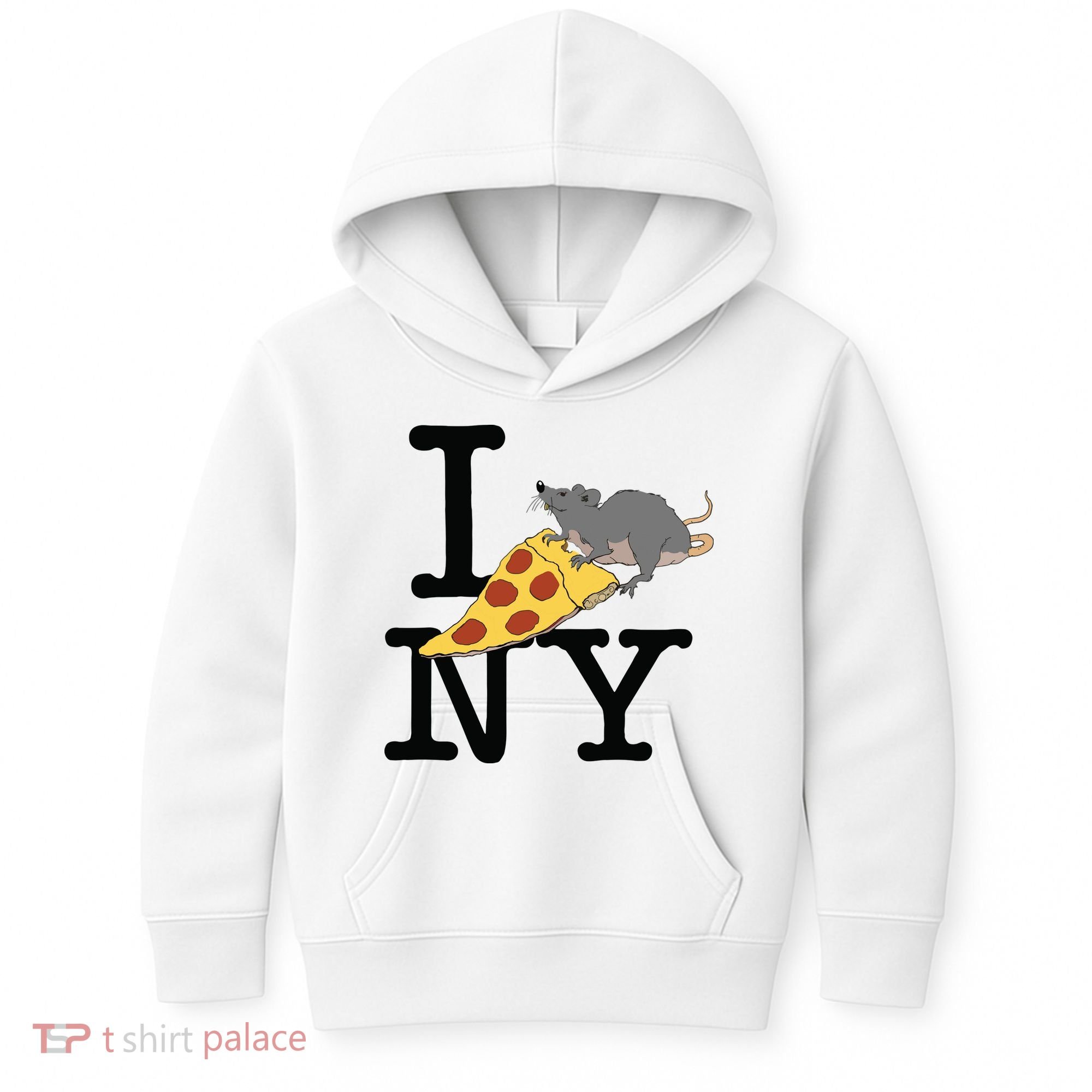 Pizza Rat Ironic Kids Hoodie