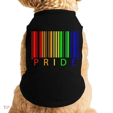 Pride Barcode LGBTQ Doggie Tank