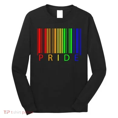 Pride Barcode LGBTQ Long Sleeve Shirt