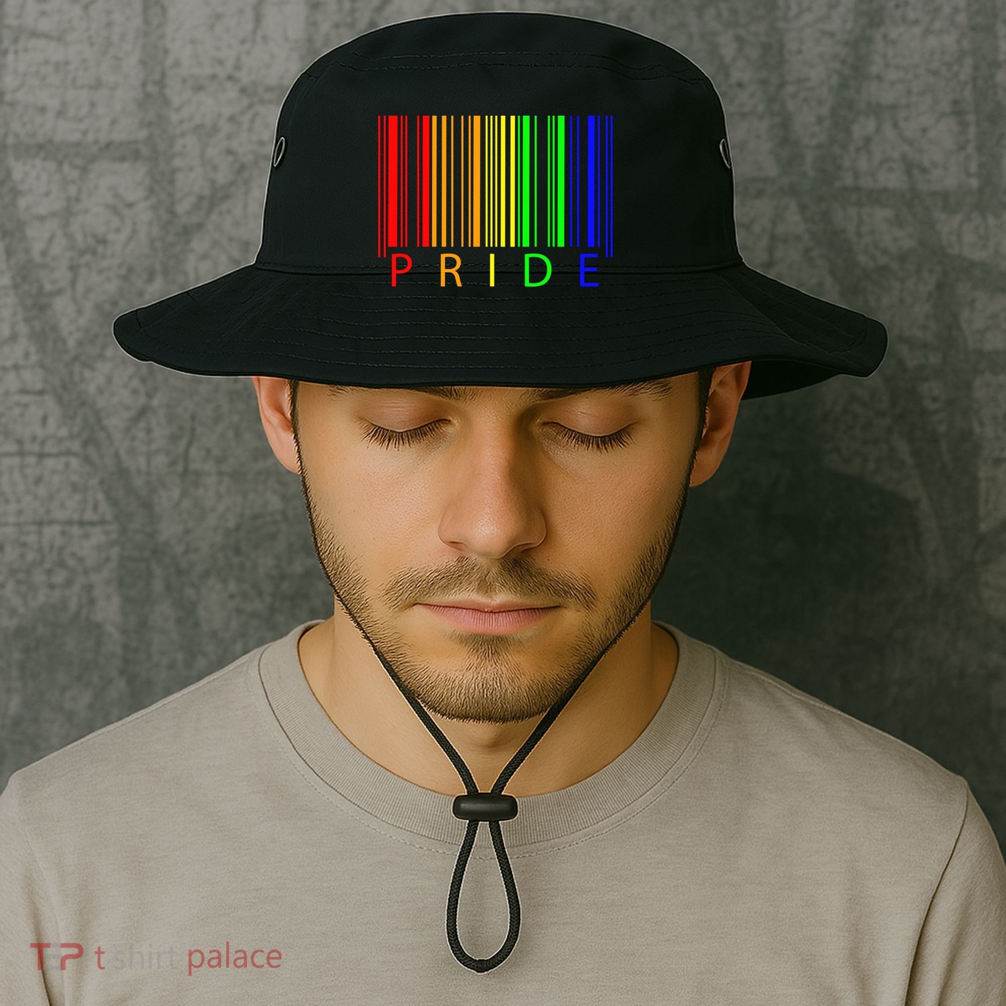 Pride Barcode LGBTQ Bucket Hat