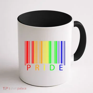 Pride Barcode LGBTQ Coffee Mug back
