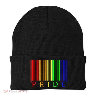 Pride Barcode LGBTQ Beanie
