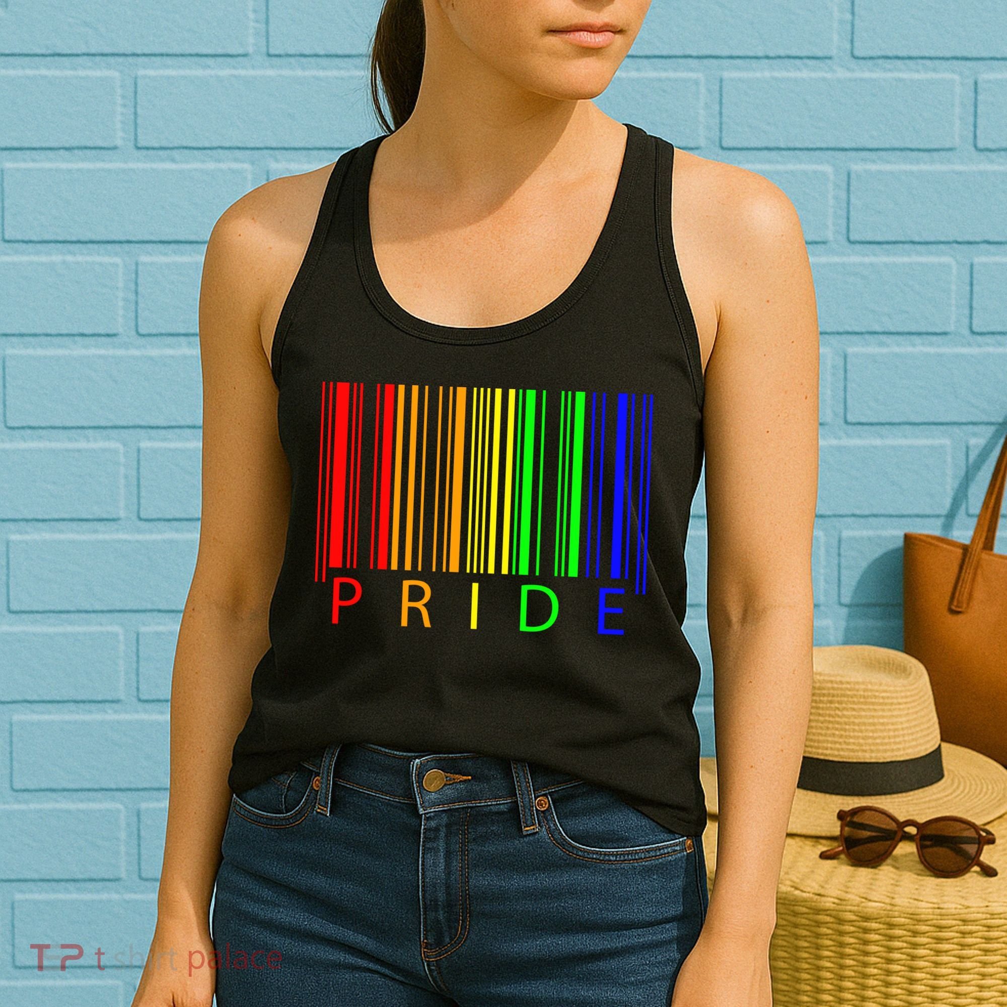 Pride Barcode LGBTQ Women's Tank Top