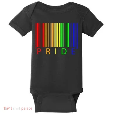 Pride Barcode LGBTQ Baby Bodysuit