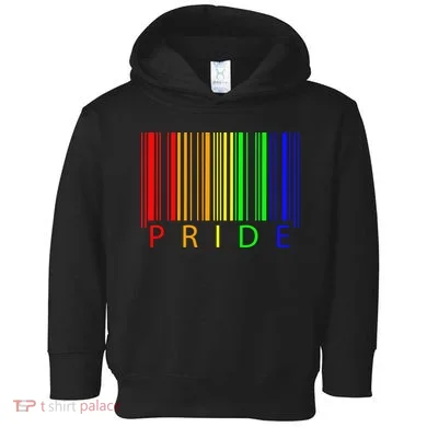 Pride Barcode LGBTQ Toddler Hoodie