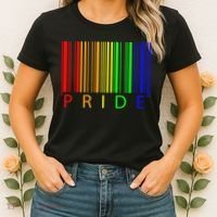 Pride Barcode LGBTQ Women's T-Shirt thumb 2