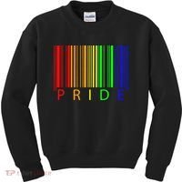 Pride Barcode LGBTQ Kids Sweatshirt thumb 0