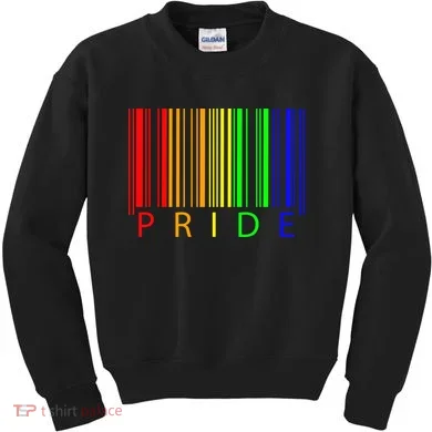 Pride Barcode LGBTQ Kids Sweatshirt