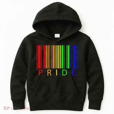 Pride Barcode LGBTQ Kids Hoodie