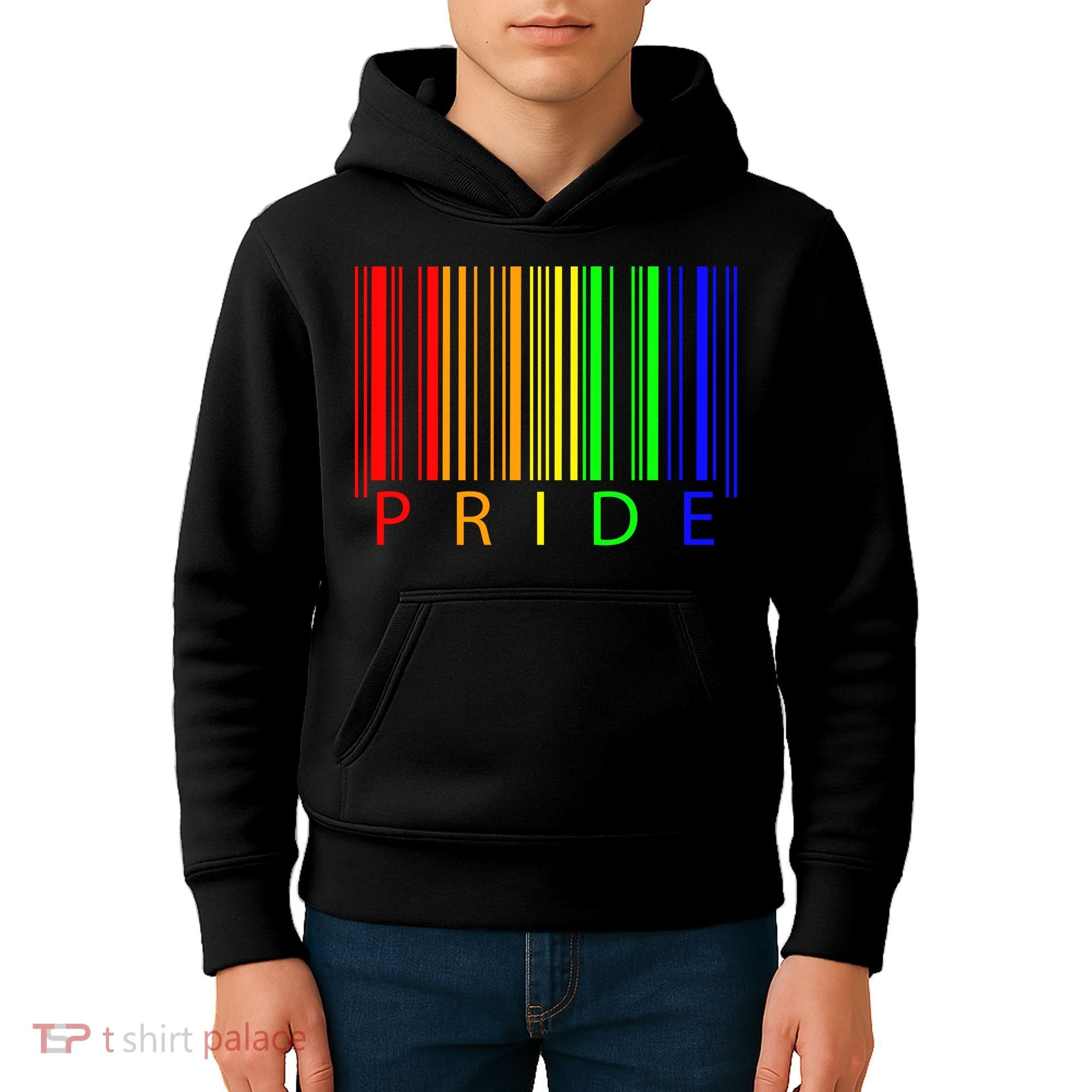 Pride Barcode LGBTQ Kids Hoodie