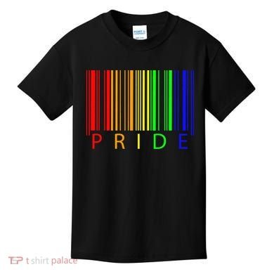 Pride Barcode LGBTQ Kids T-Shirt