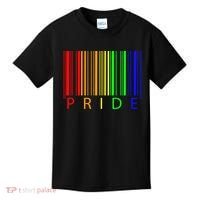Pride Barcode LGBTQ Kids T-Shirt thumb 0