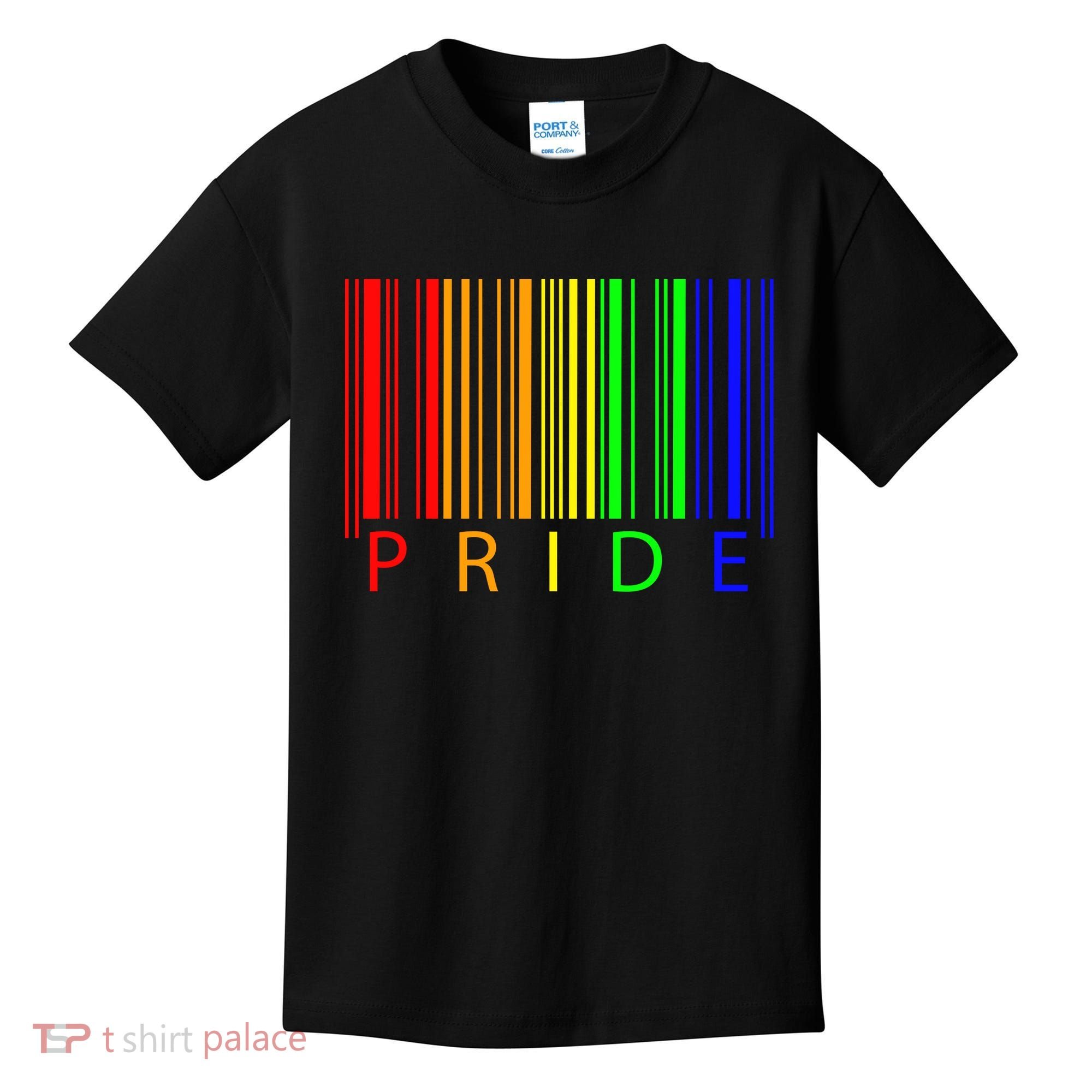 Pride Barcode LGBTQ Kids T-Shirt