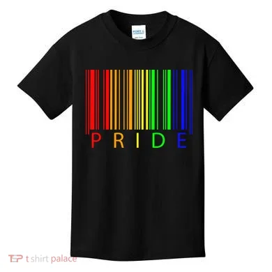Pride Barcode LGBTQ Kids T-Shirt