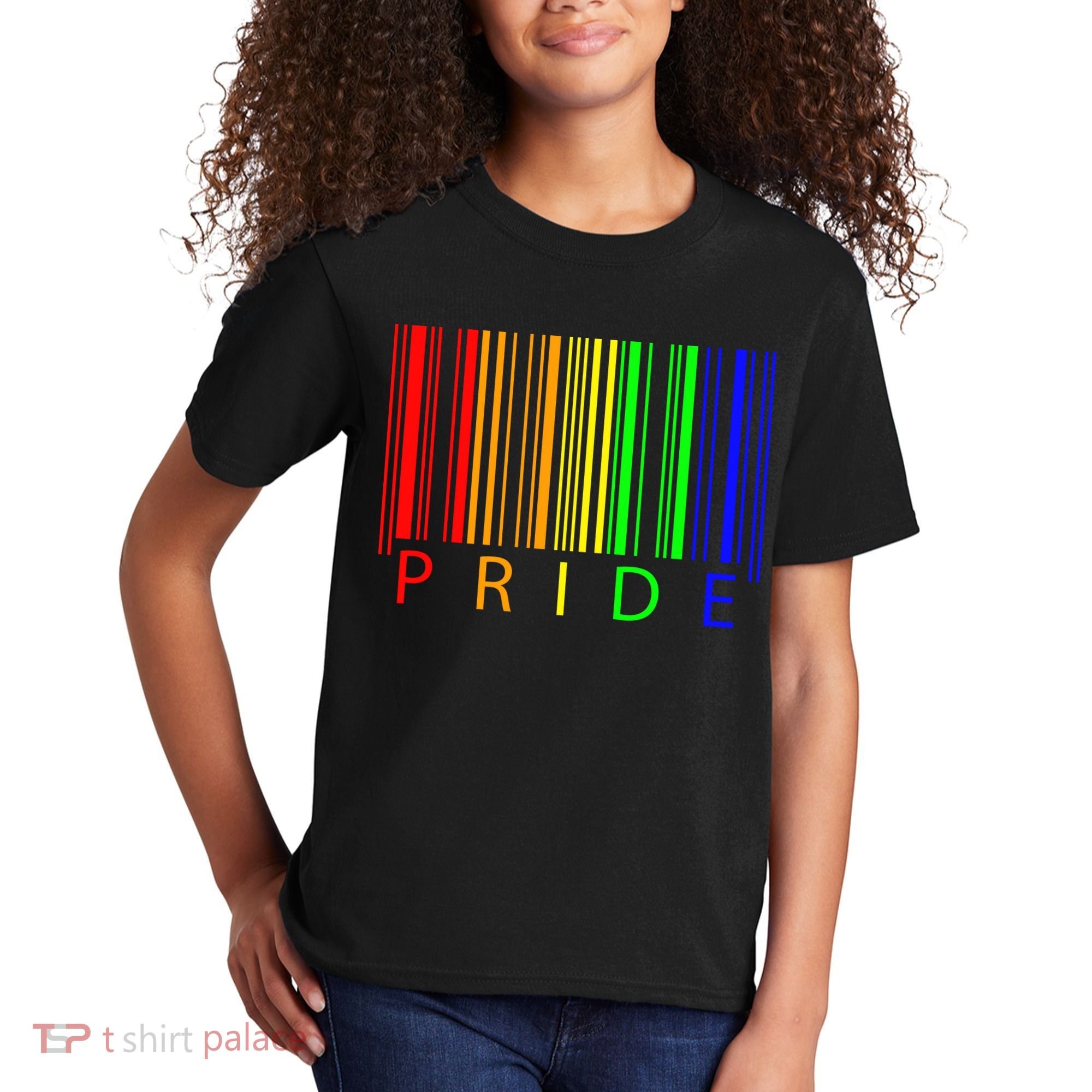 Pride Barcode LGBTQ Kids T-Shirt