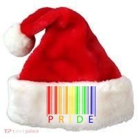 Pride Barcode LGBTQ Santa Hat thumb 0