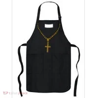 Priest Costume Cross Religion Apron thumb 0