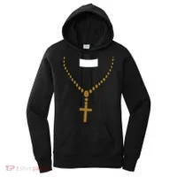 Priest Costume Cross Religion Women's Hoodie thumb 0