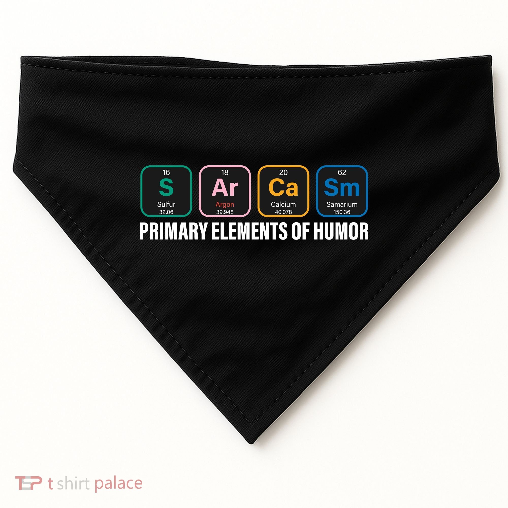 Primary Elements of Humor USA-Made Doggie Bandana