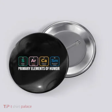 Primary Elements of Humor Button