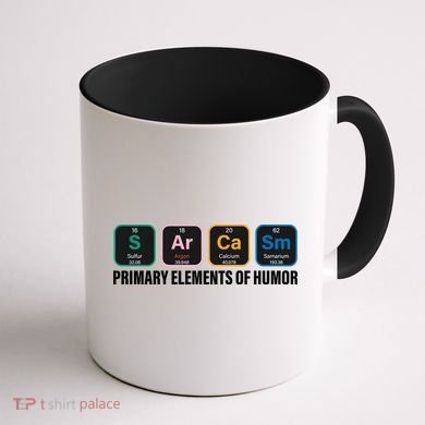 Primary Elements of Humor Coffee Mug back