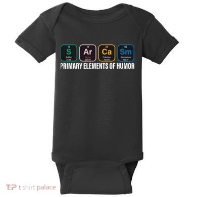Primary Elements of Humor Baby Bodysuit