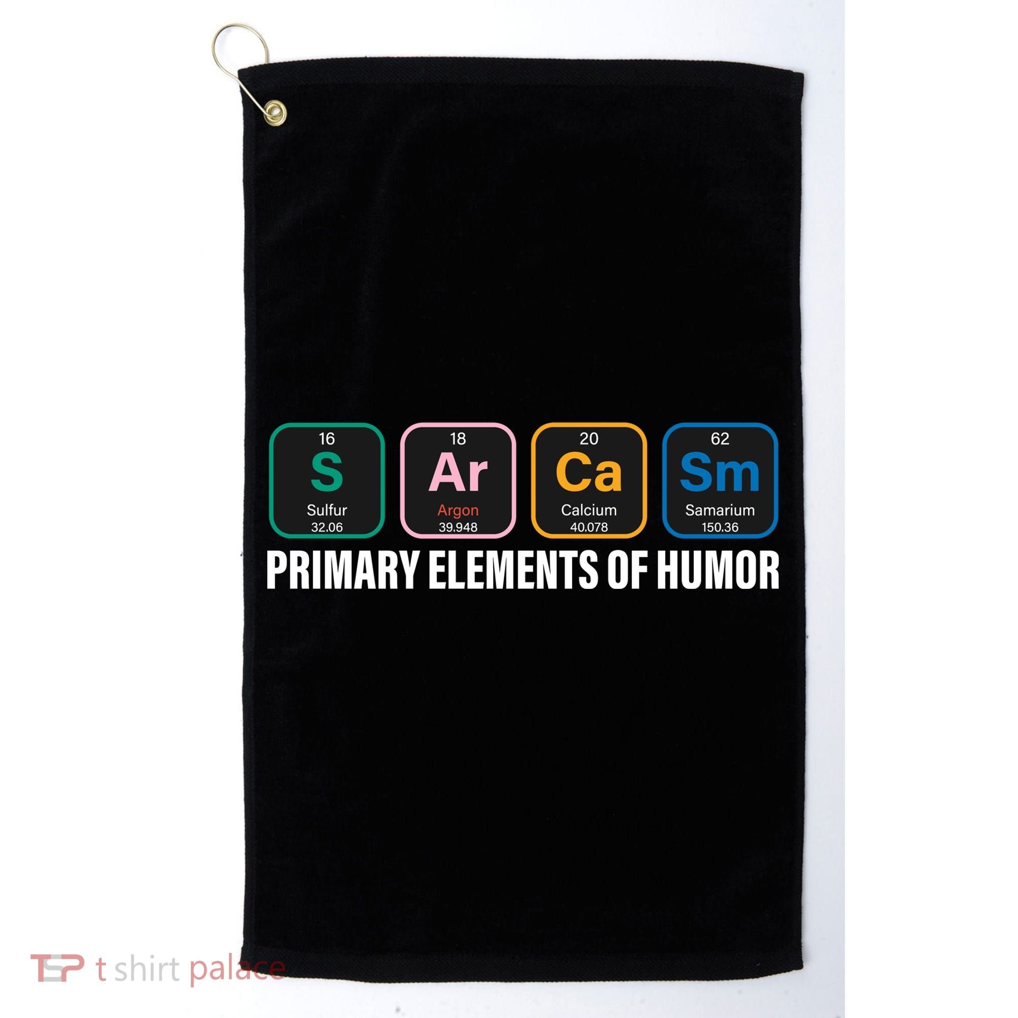 Primary Elements of Humor Golf Towel