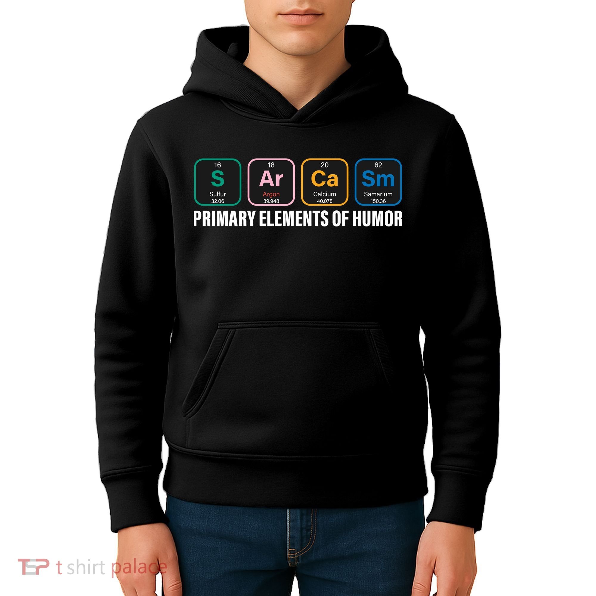 Primary Elements of Humor Kids Hoodie