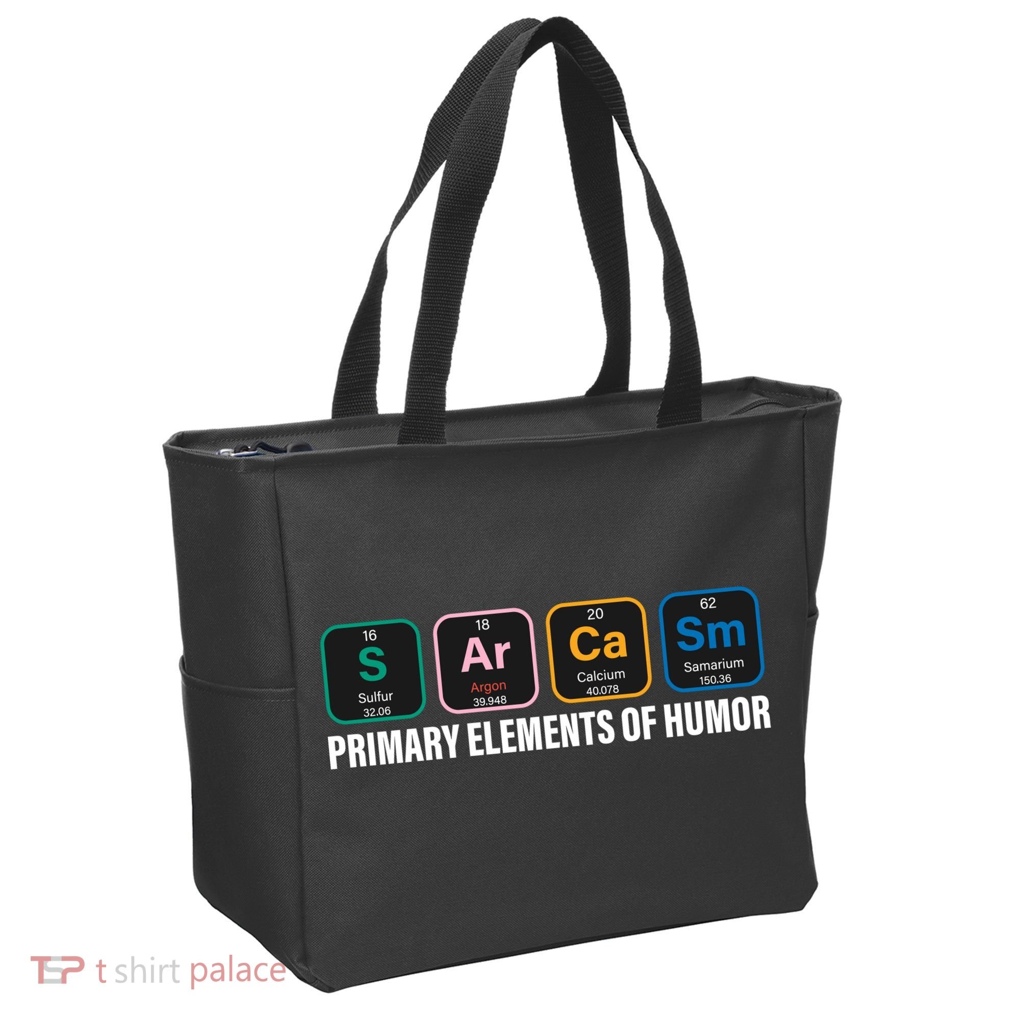 Primary Elements of Humor Tote Bag