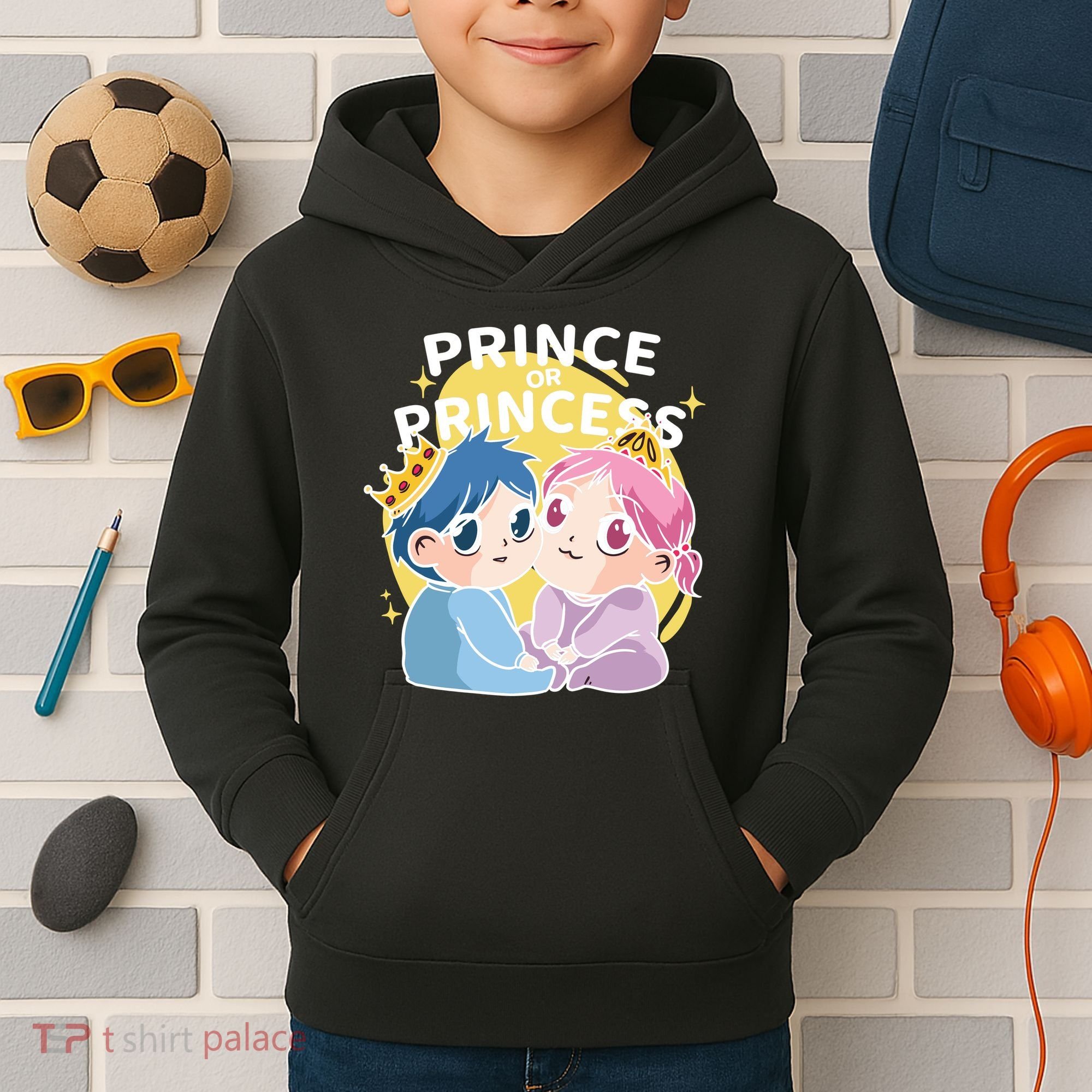 Prince Or Princess Babies Kids Hoodie