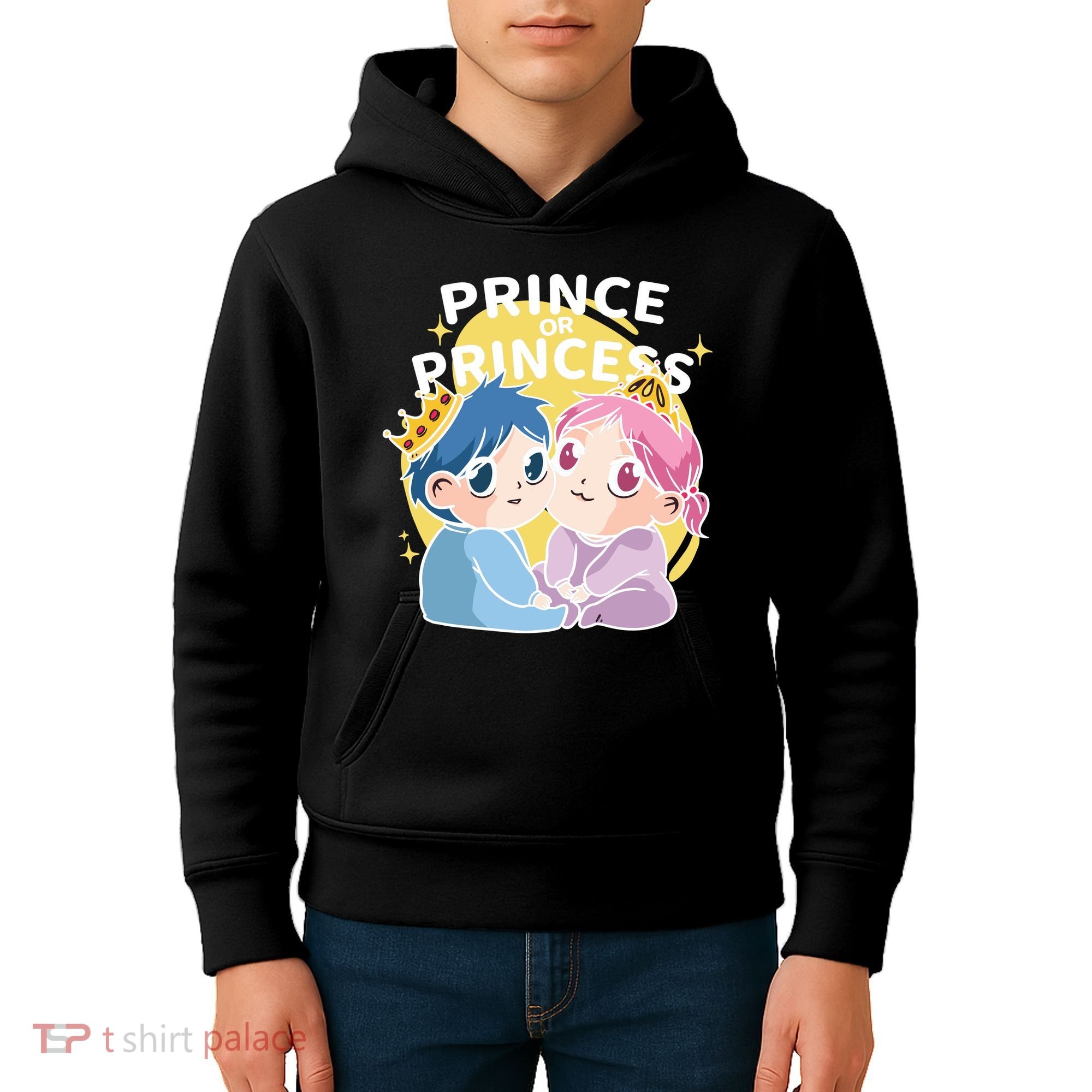Prince Or Princess Babies Kids Hoodie