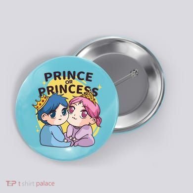 Prince Or Princess Babies Button