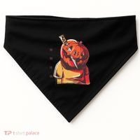 Prisoner Pumpkin Mug Shot USA-Made Doggie Bandana thumb 0