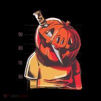 Prisoner Pumpkin Mug Shot Sweatshirt thumb 3