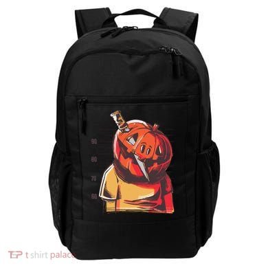 Prisoner Pumpkin Mug Shot Backpack