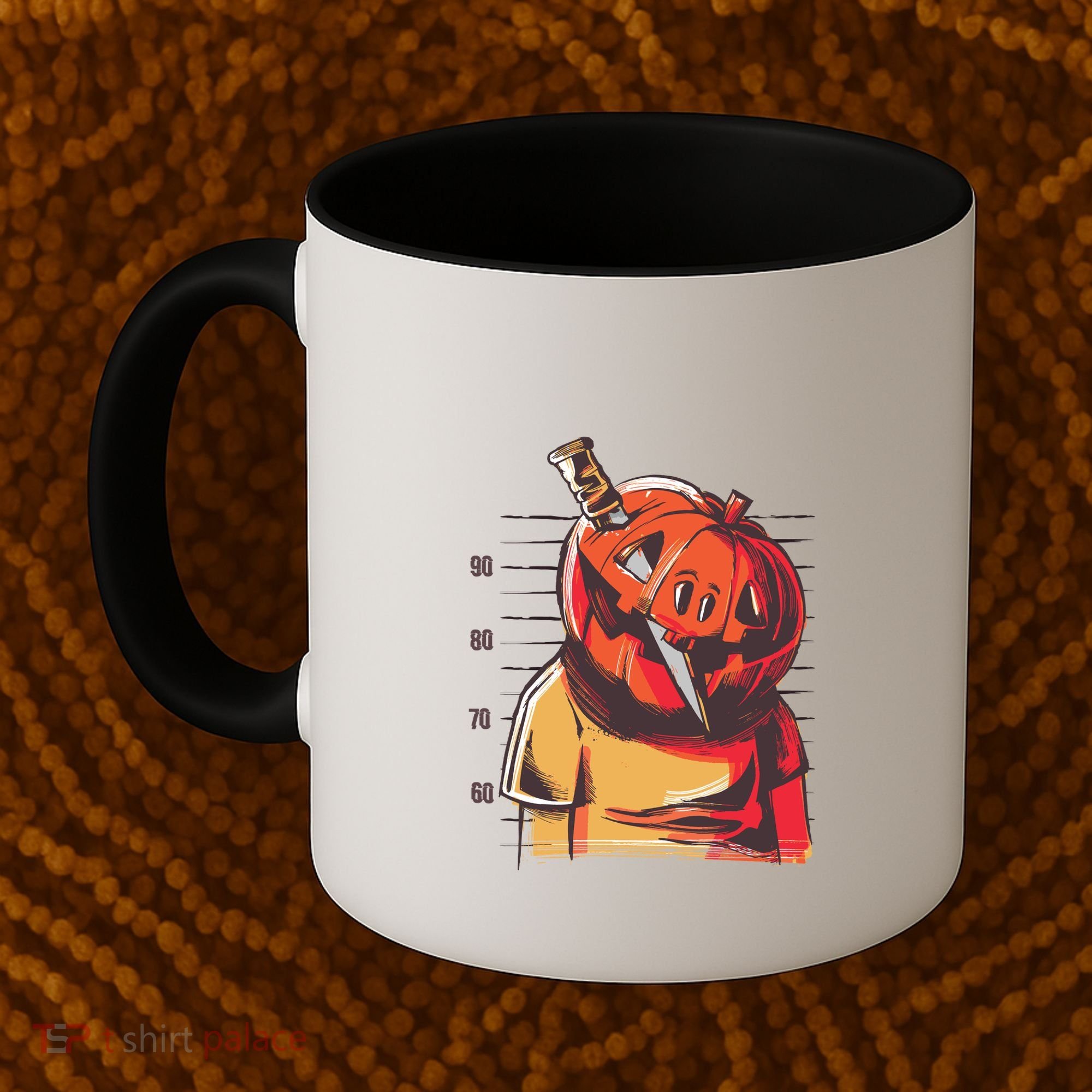 Prisoner Pumpkin Mug Shot Coffee Mug