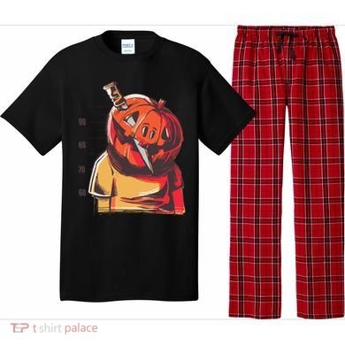 Prisoner Pumpkin Mug Shot Pajama Set