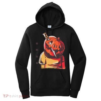 Prisoner Pumpkin Mug Shot Women's Hoodie