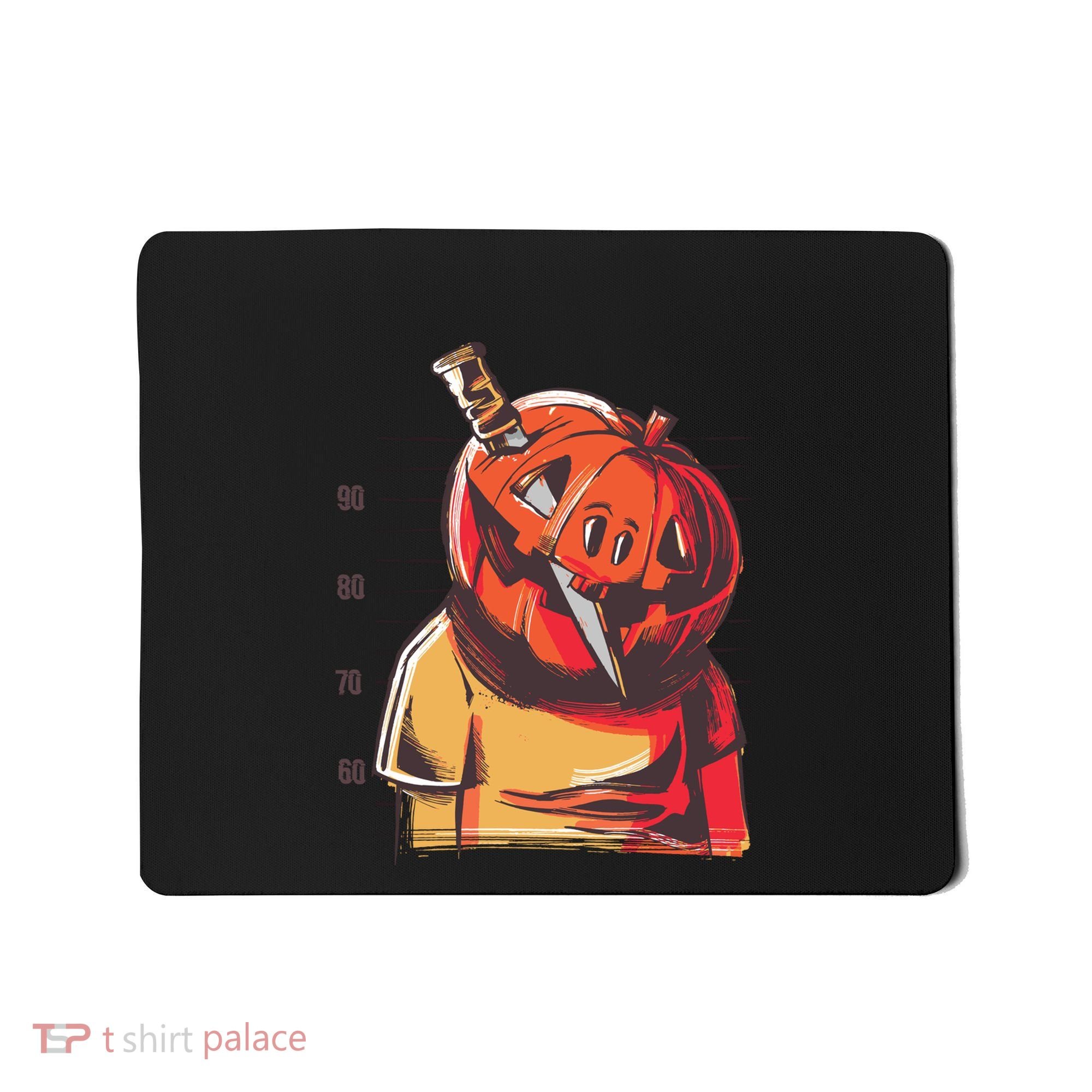 Prisoner Pumpkin Mug Shot Mousepad