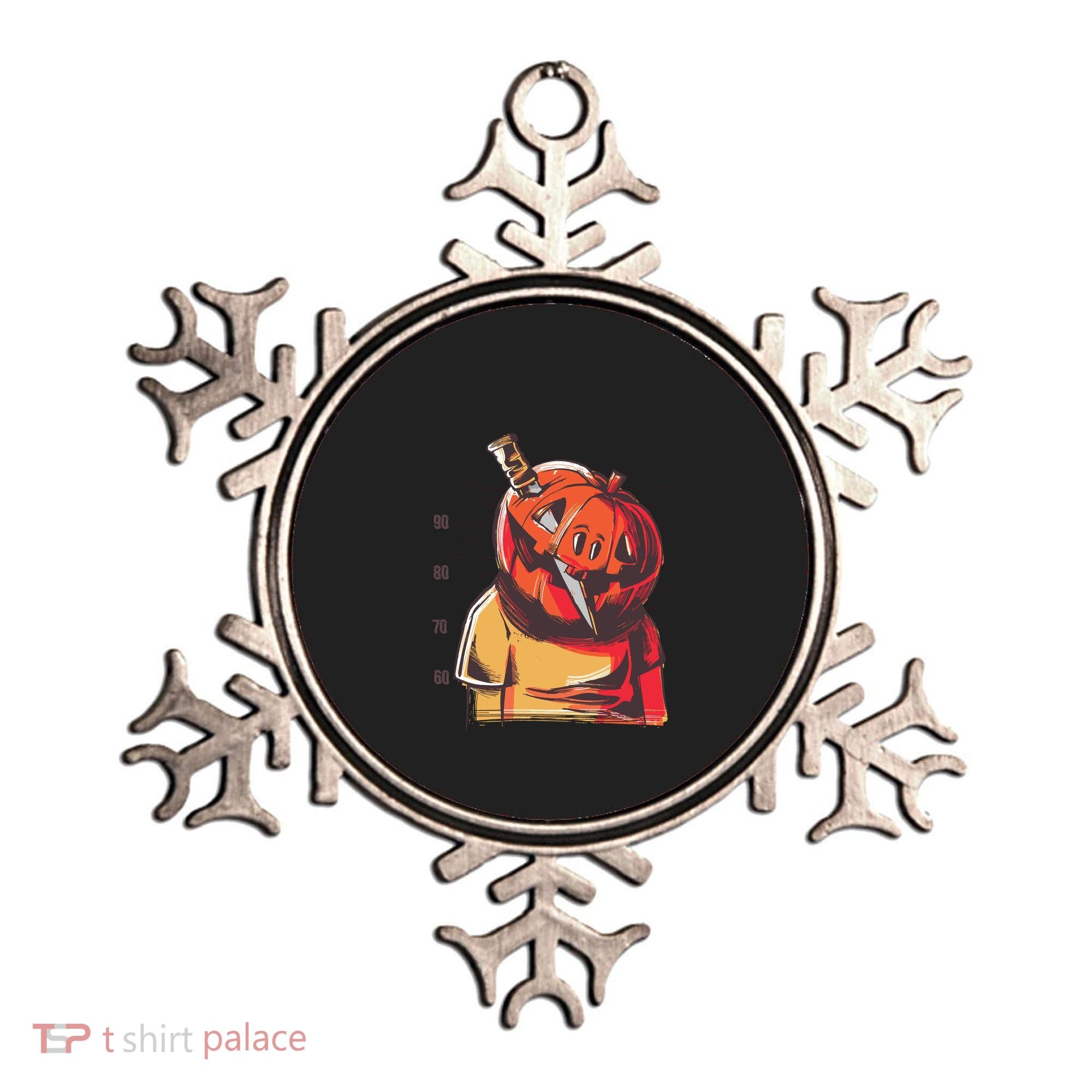 Prisoner Pumpkin Mug Shot Ornament