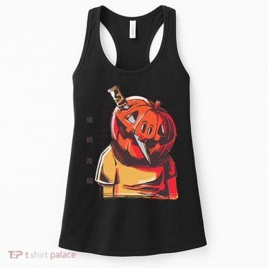 Prisoner Pumpkin Mug Shot Women's Tank Top