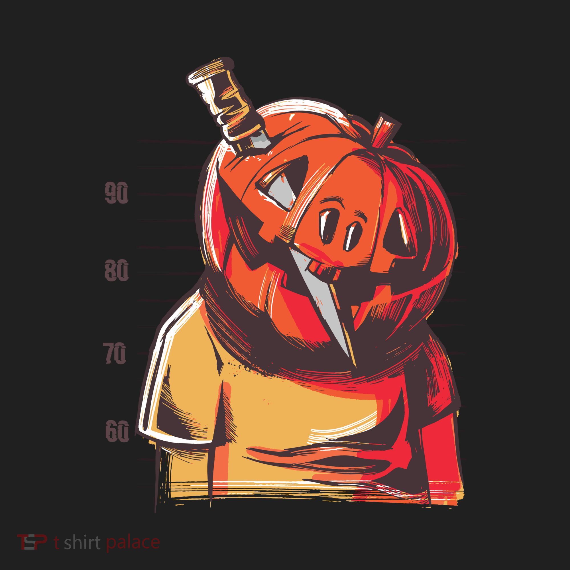 Prisoner Pumpkin Mug Shot Hat