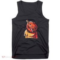 Prisoner Pumpkin Mug Shot Tank Top thumb 0