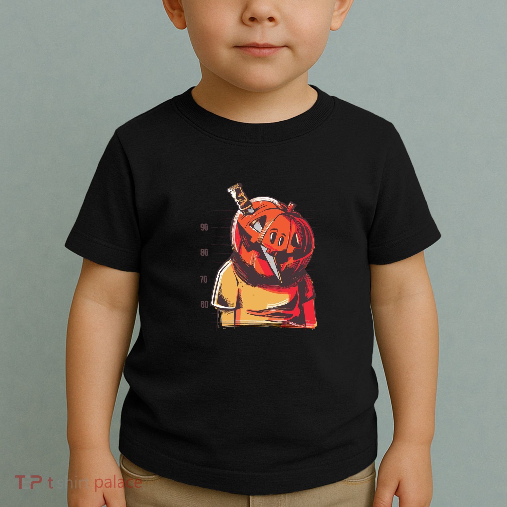 Prisoner Pumpkin Mug Shot Toddler T-Shirt