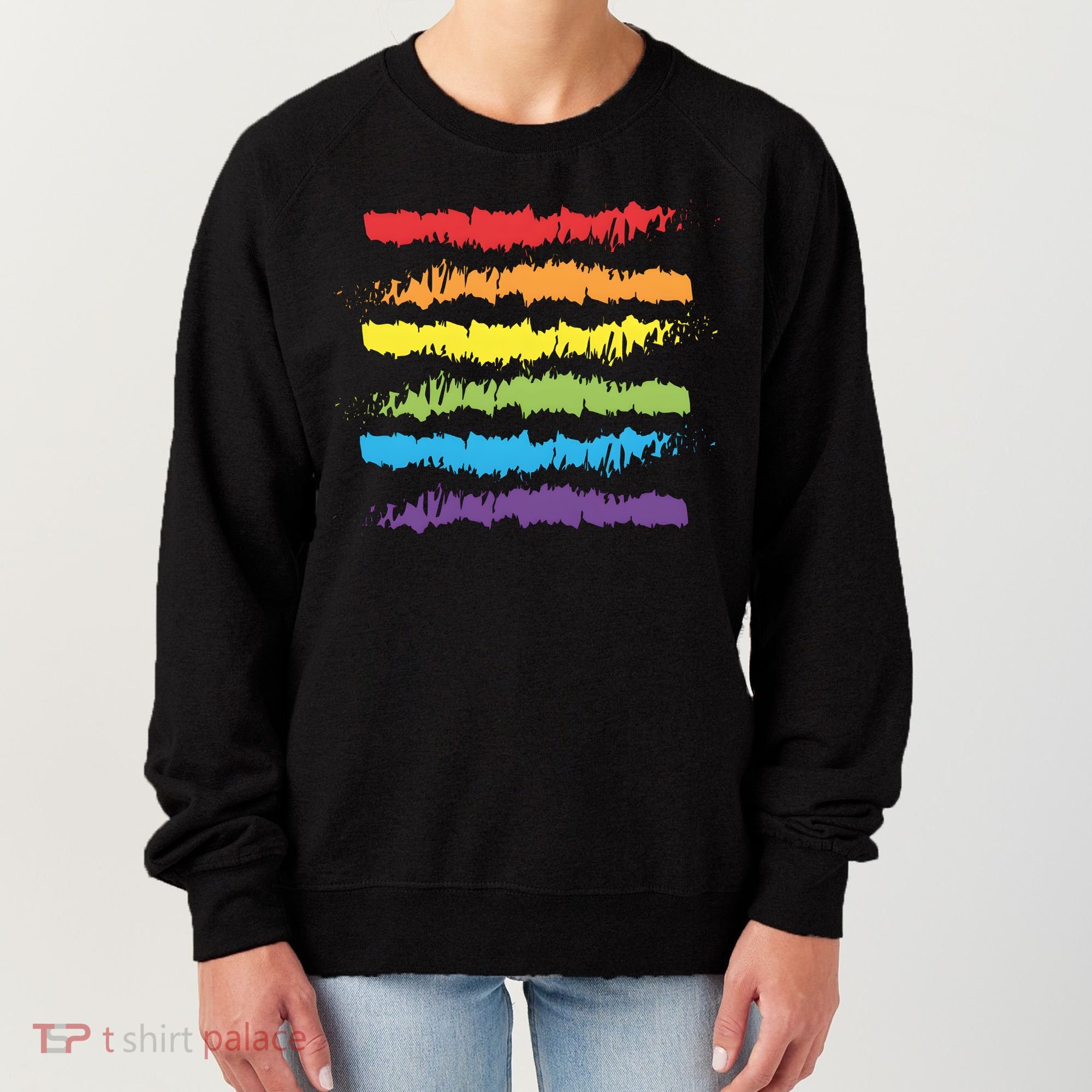 Pride Rainbow Lgbtq+ Love Is Love Women's Sweatshirt