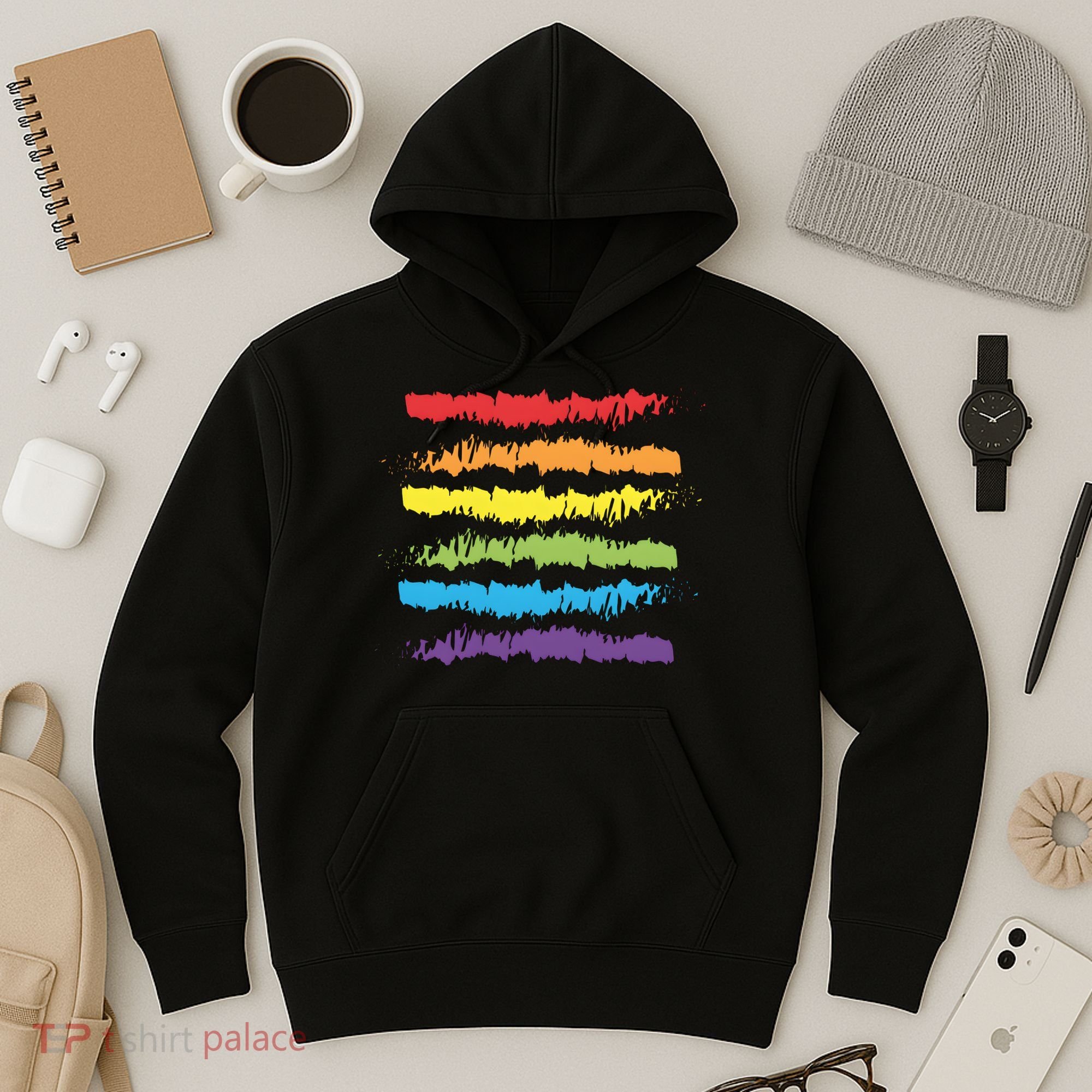 Pride Rainbow Lgbtq+ Love Is Love Hoodie