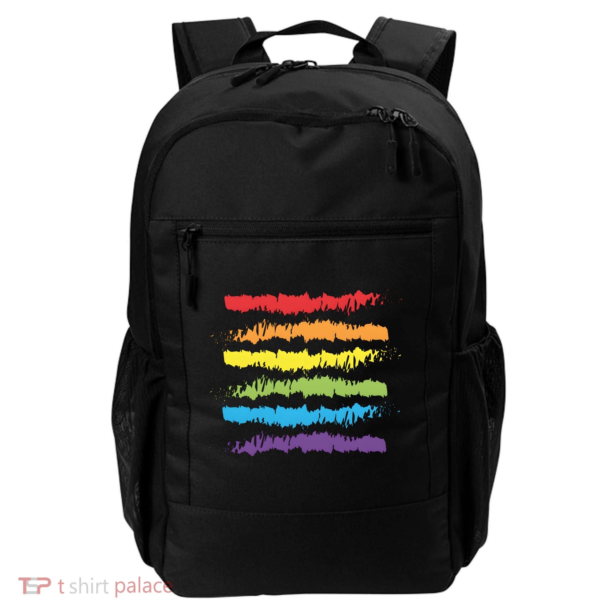Pride Rainbow Lgbtq+ Love Is Love Backpack