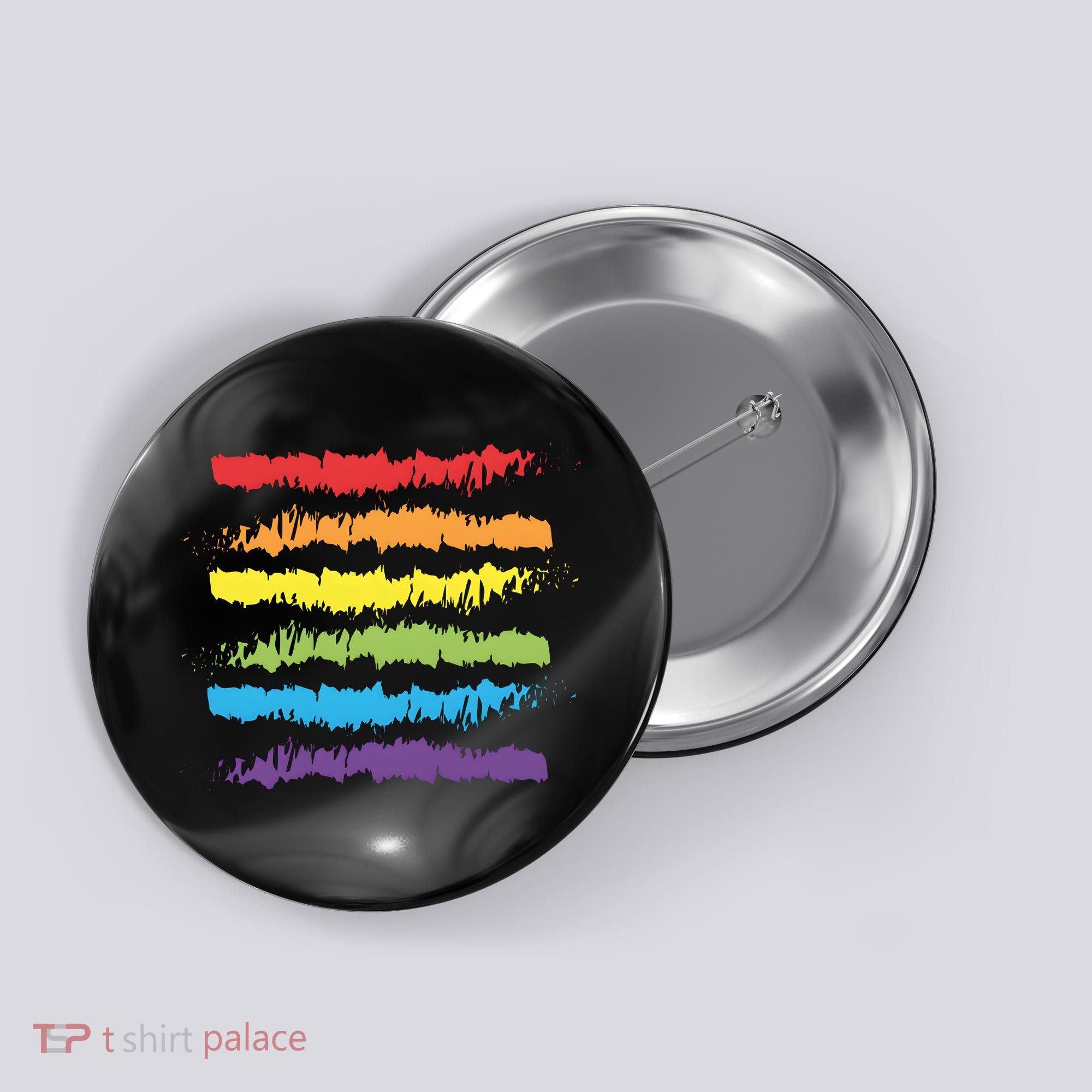 Pride Rainbow Lgbtq+ Love Is Love Button