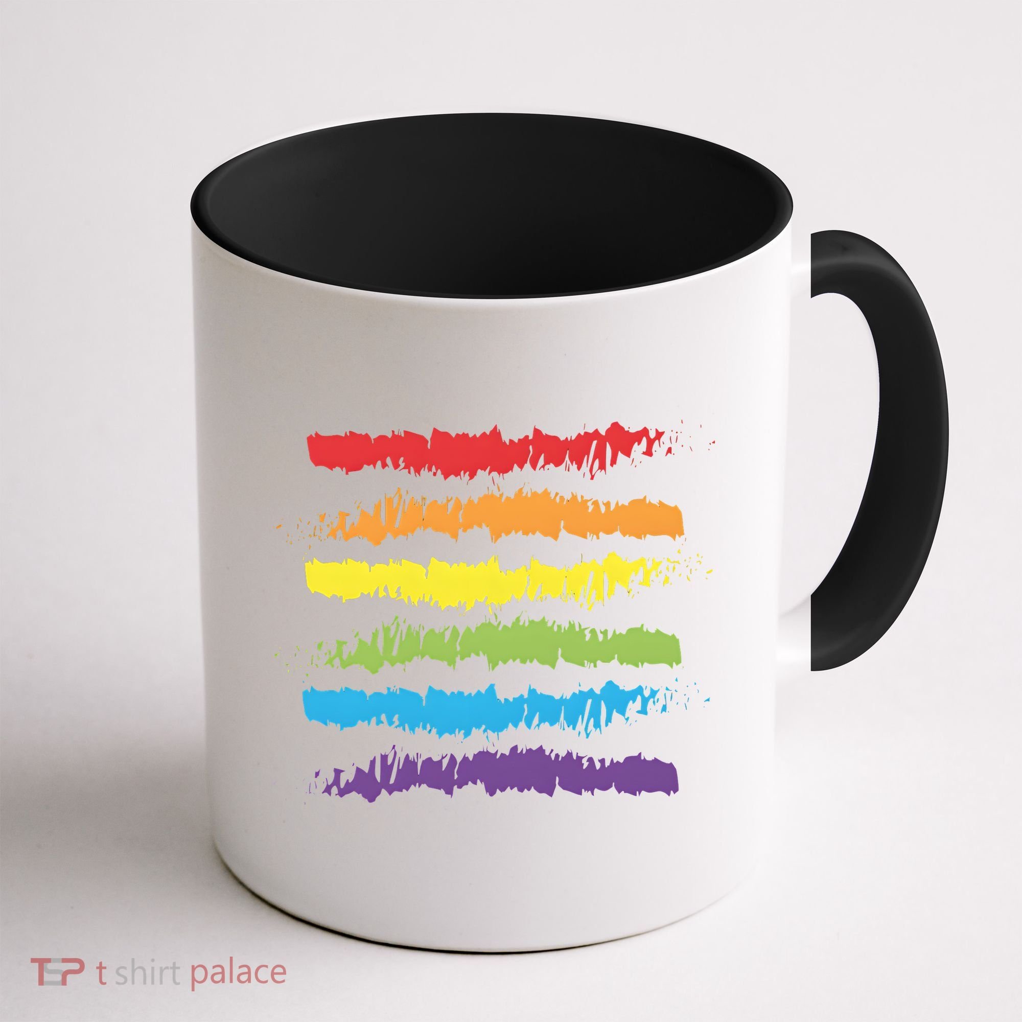 Pride Rainbow Lgbtq+ Love Is Love Coffee Mug