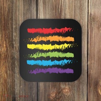 Pride Rainbow Lgbtq+ Love Is Love Coaster